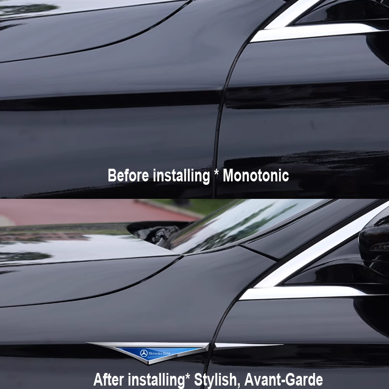 Kreatív horganyzott fém autómatricák✨2 db✨