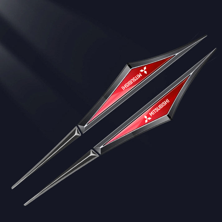 Kreatív horganyzott fém autómatricák✨2 db✨