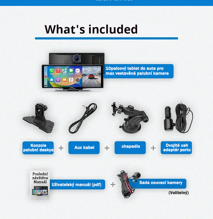 Autós táblagép intelligens audio- és videorendszere (Pro MaxTM 2025-ös modell).