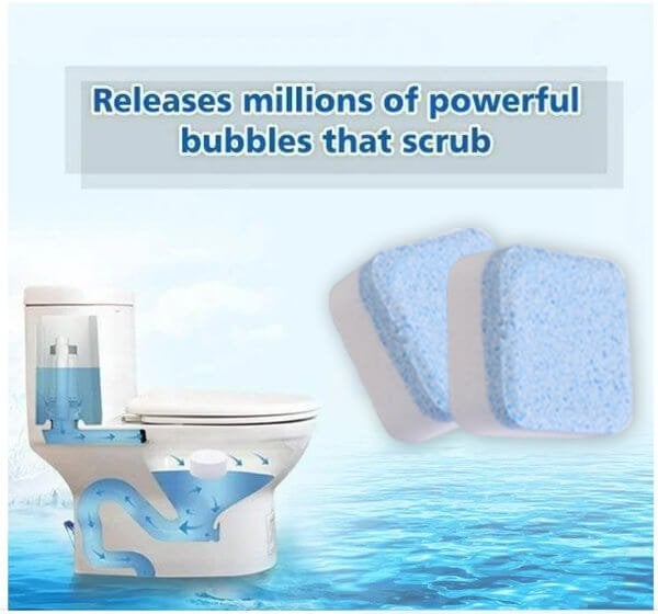 💥 Pezsgőtabletta az automatikus hatékony tisztításhoz