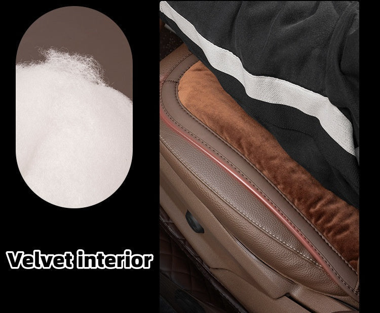 Rövid plüss üléspárna téli autósülésekhez