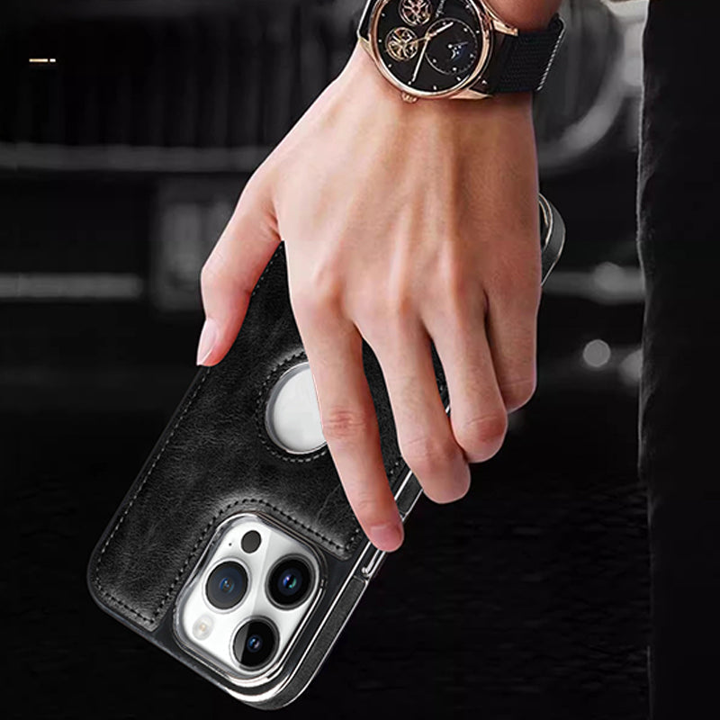 💢iPhone tok - luxus bőr