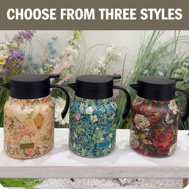 🍵1000ml Vákuumos szigetelt teáskanna szűrővel