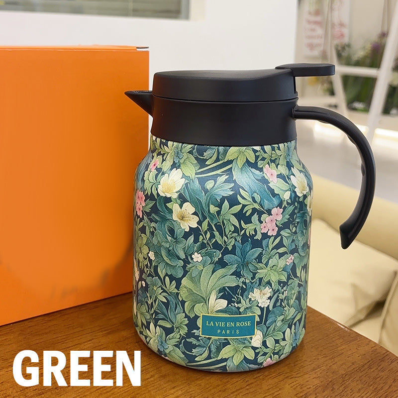 🍵1000ml Vákuumos szigetelt teáskanna szűrővel