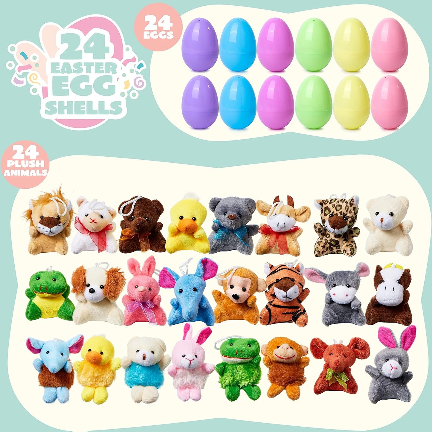 🎁12/24 DB Húsvéti tojás előretöltött, lassan kelő squishy játékok