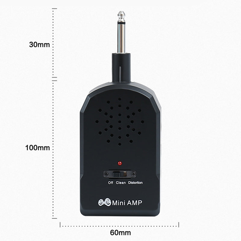 🎸Mini hordozható elektromos gitár erősítő készlet