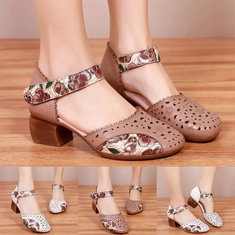 Kényelmes női vintage stílusú szandálok