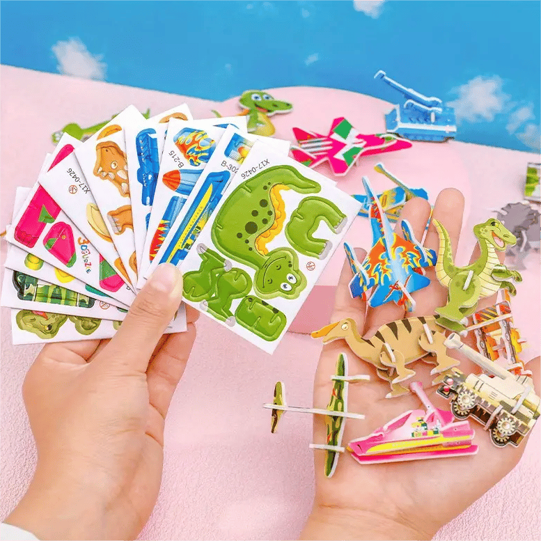 🎁Az akció utolsó napján 50% KEDVEZMÉNY🔥2025 Oktató 3D rajzfilm kirakós játék