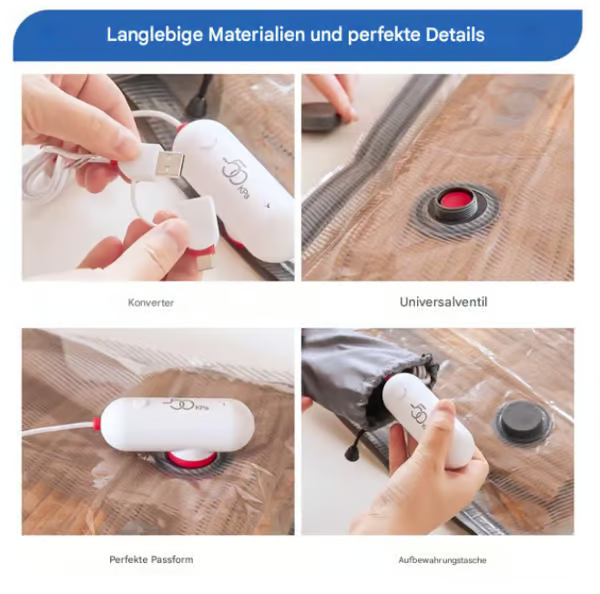 🔥 USB elektromos vákuum kompressziós zsák