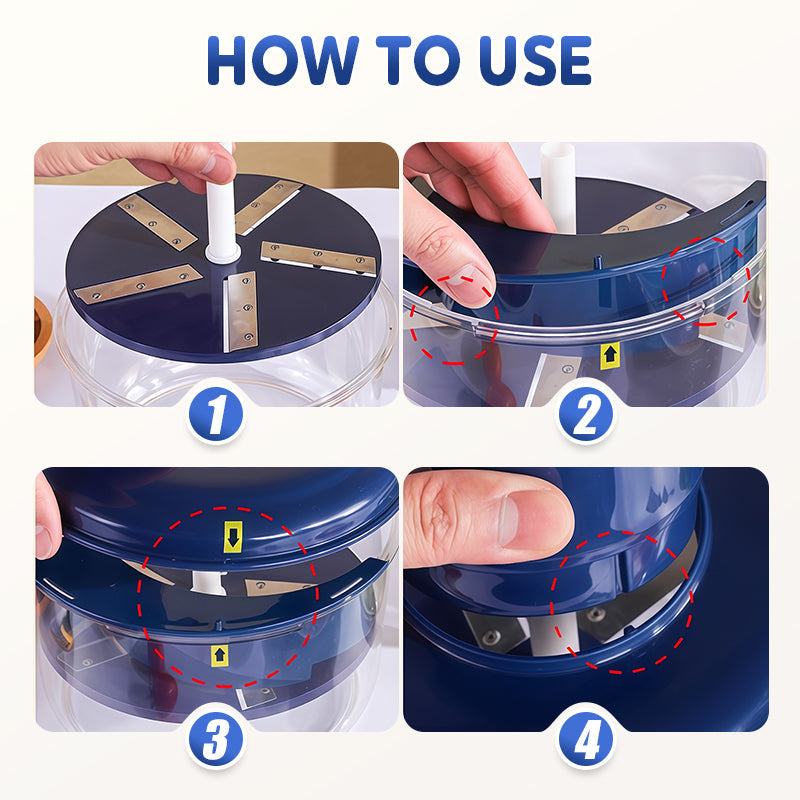 🍊 Hordozható automata elektromos gyümölcshámozó