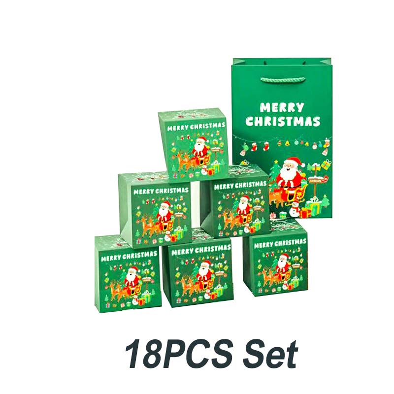 🎅 Egyedi összecsukható karácsonyi ajándékdoboz🎄✨