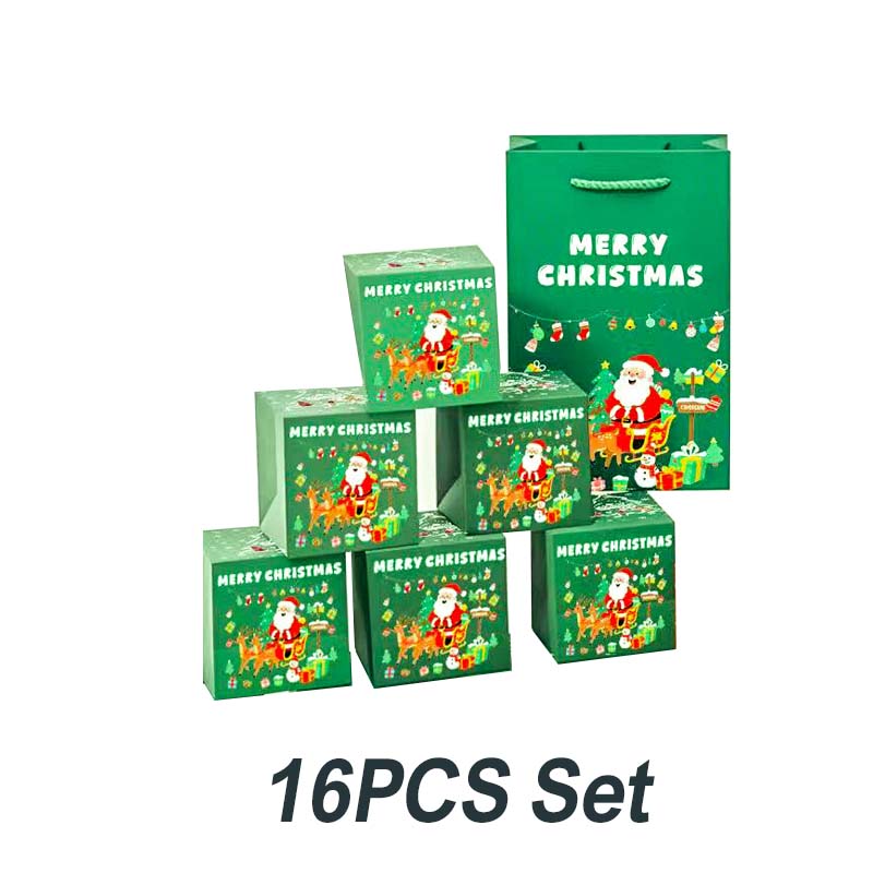 🎅 Egyedi összecsukható karácsonyi ajándékdoboz🎄✨