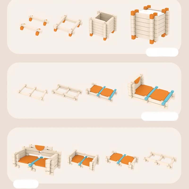 🔥Oktatási fa építőelemek