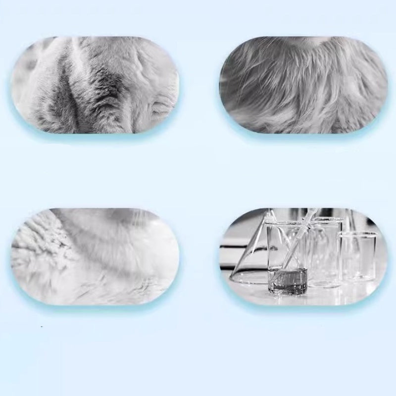 Öblítésmentes kisállat sampon hab