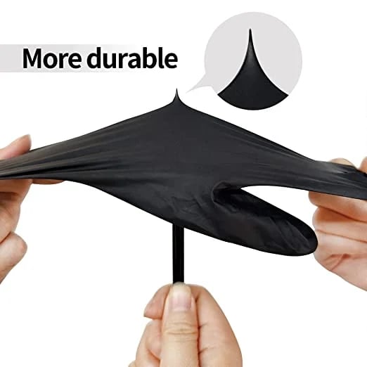 🔥 Nagy teherbírású nitril kesztyű, 6 mil, 50 darabos csomag