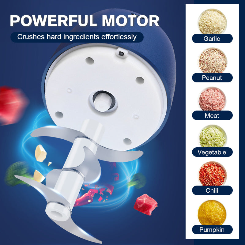 Hatékony, nagy kapacitású elektromos aprító