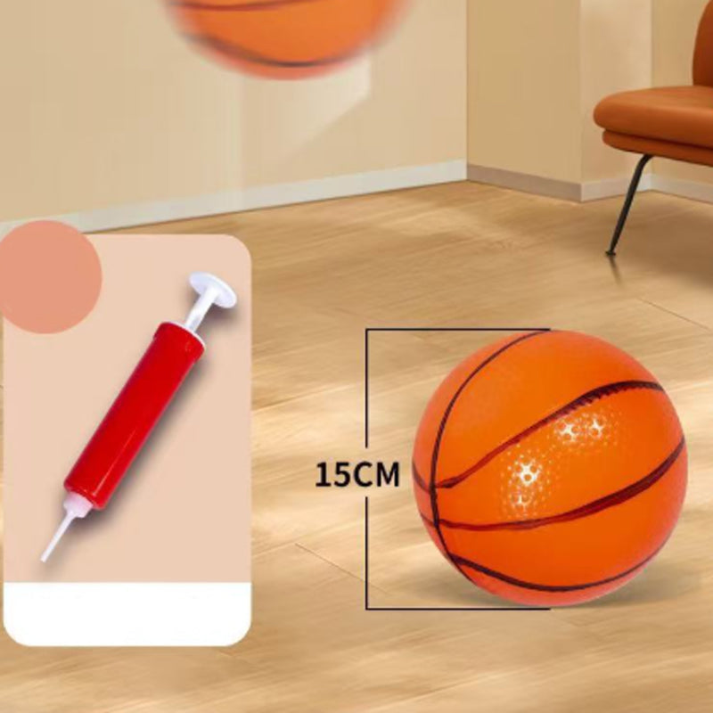 🎁Gyerekeknek való beltéri kosárlabda játékgép 4 labdával 🏀🎯