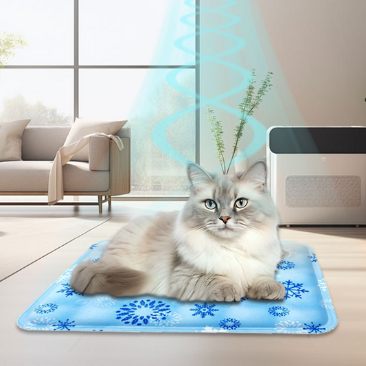 ❄️🐶 Karcálló hűsítő alátét kutyáknak és macskáknak – Tartós, kényeztető lehűlés és a nyári hőség elengedhetetlen titka 😻🎁